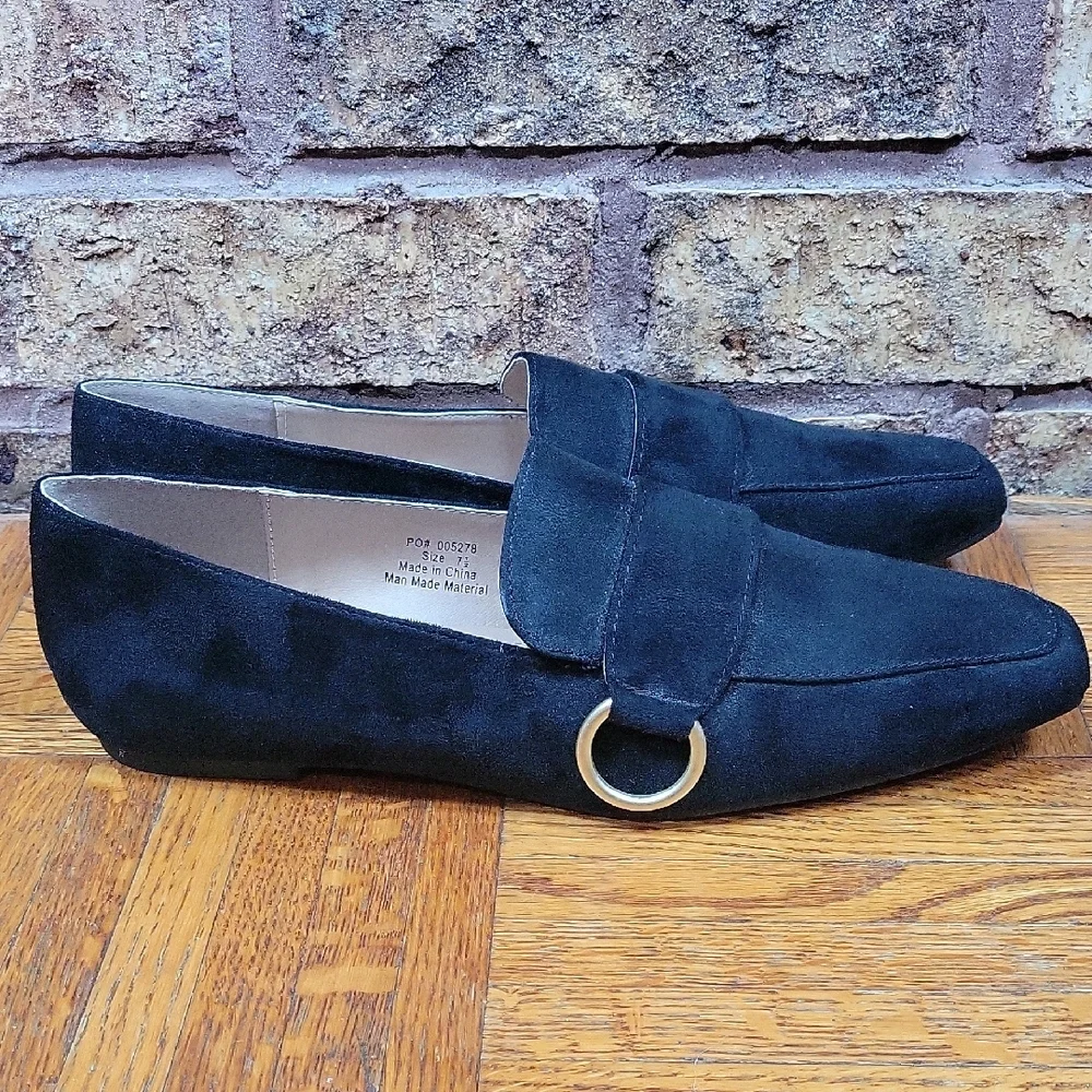 Brinley Co. Woman's Black Tru Comfort Loafer Flat Size 7.5 NWOT - Picture 6 of 8
